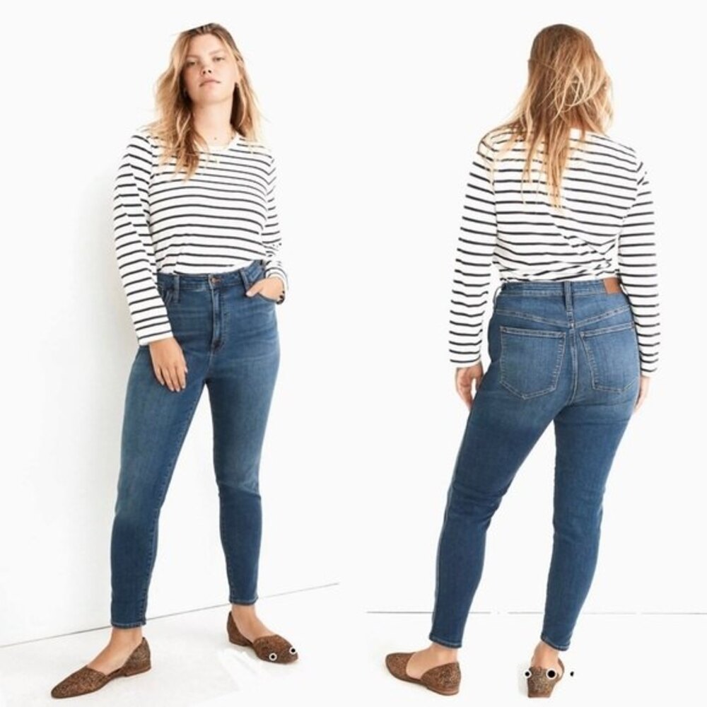 Madewell 10" High-Rise Roadtripper Supersoft Jeans in Playford Wash 32